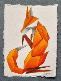 "Bin Dog #7" original watercolour