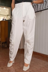 Image 2 of Pantalone bianco ankle