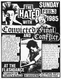 Image 3 of Final Conflict - "1985 Demo" cassette