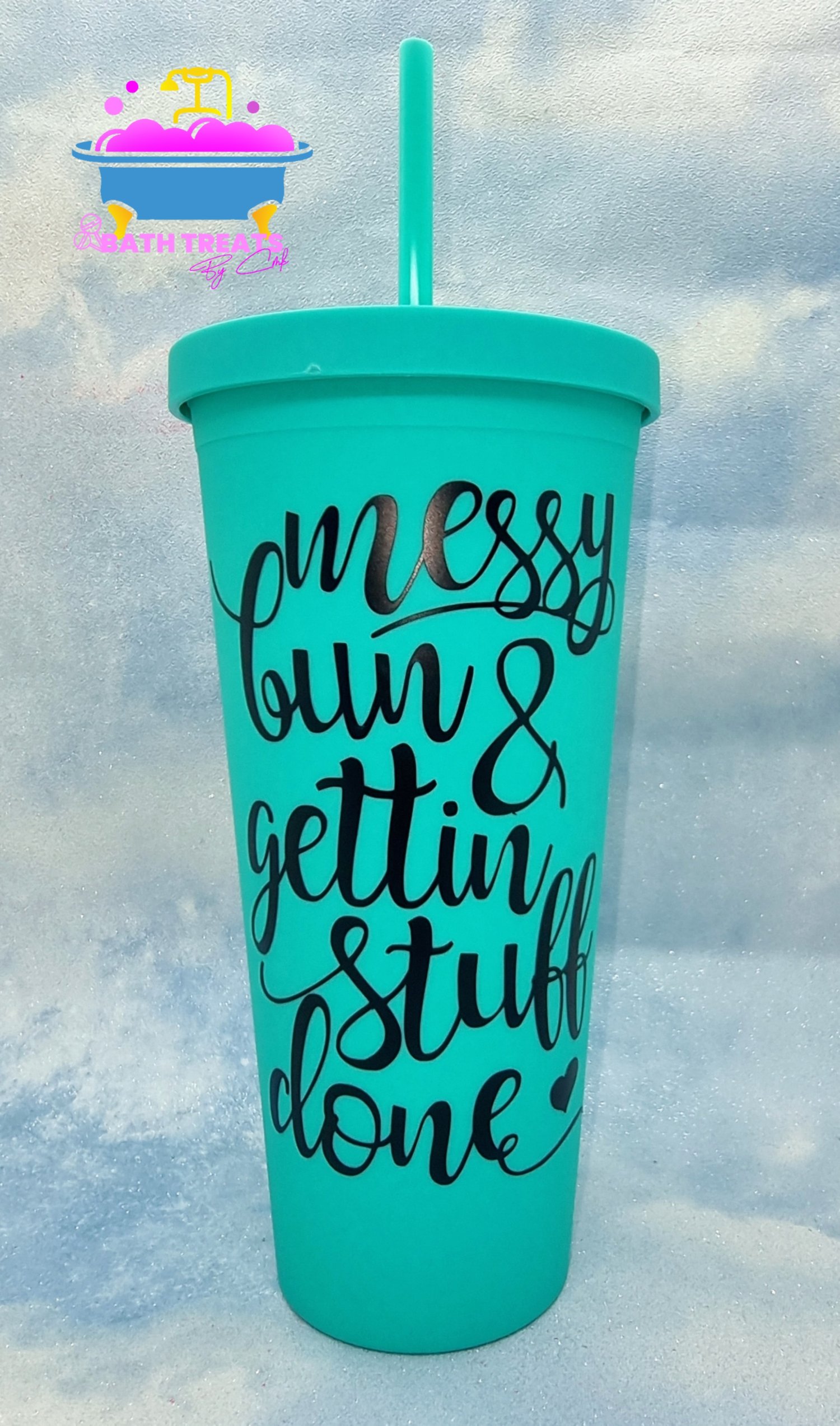 Messy Bun and Gettin Stuff Done Chunky Cup 