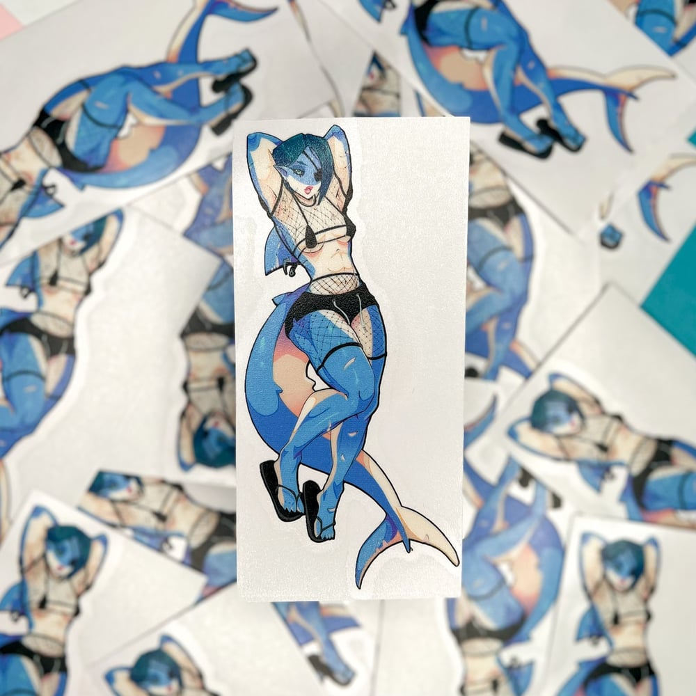Image of Remora [Shark] Kisscut Sticker