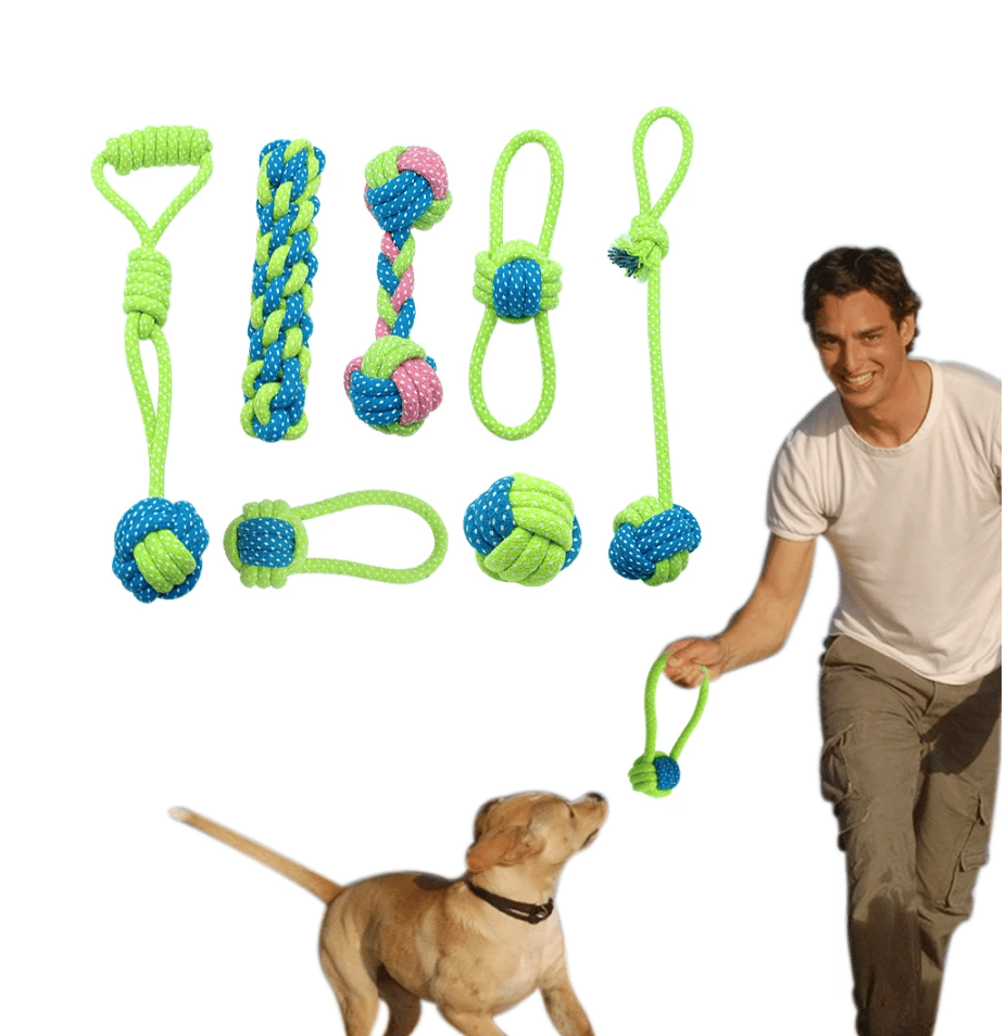 Image of Cotton Rope Dog Toy Combo Pack