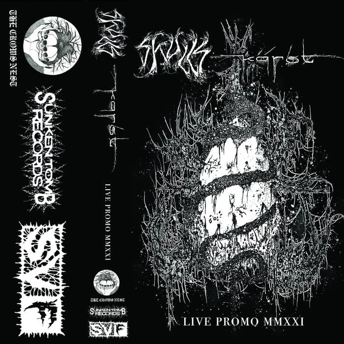 Image of Skulls / Karst "Live Split" Cassette