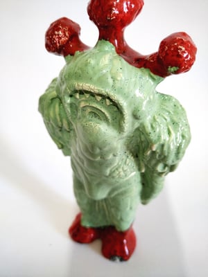 Image of The Amphibia Ignivomus Ceramic Toy