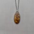 Sterling Silver and Calligraphy Stone Necklace Image 5