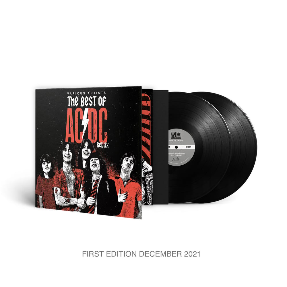 Image of *ONE COPY ONLY* Autographed "Best of AC/DC" 2xLP with Band Members' Favorite Bon-Era Songs