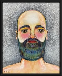 Image 1 of Bearded Man REPRODUCTION Gallery Canvas Wrap