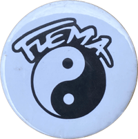 Image 1 of Flema White Yin and Yang Pin
