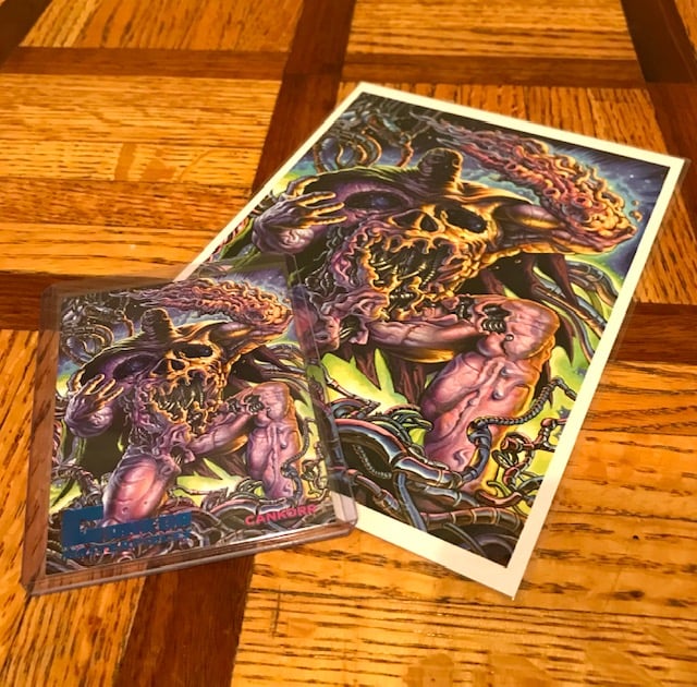 CANKOR MASTERPIECES Foil Stamped Card & Mini-print