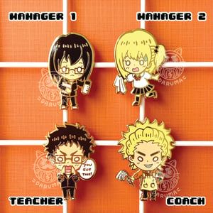 TEAM CROW VOLLEY BOY PIN