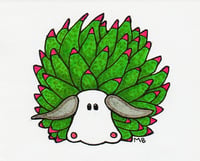 Image 2 of Leaf Sheep Vinyl Sticker