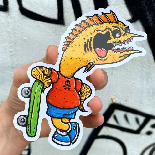 BORT FISHMAN STICKER