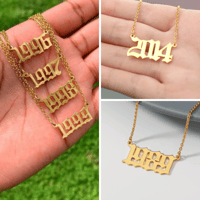 Birth Year Necklace