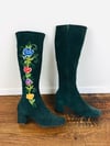 1970s Embroidered "Penny Lane" Leather Boots