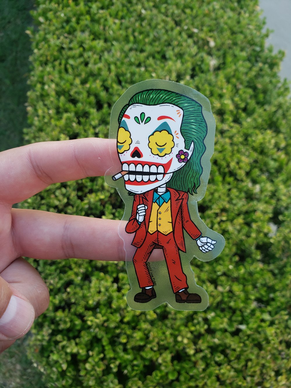 Joker-Phoenix Calavera Vinyl Sticker