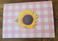 Image 4 of Sunflower Checked (Pink)- **Ukrainian Refugee Fundraiser**