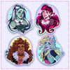 Monster High holographic stickers