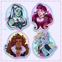 Image 1 of Monster High holographic stickers