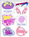 BOY TEARS STICKER PACK 002