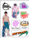 BOY TEARS STICKER PACK 001
