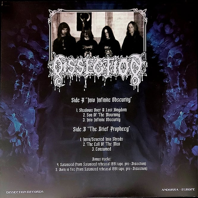 DISSECTION - INTO INFINITE OBSCURITY / THE GRIEF PROPHERCY (VINYL)
