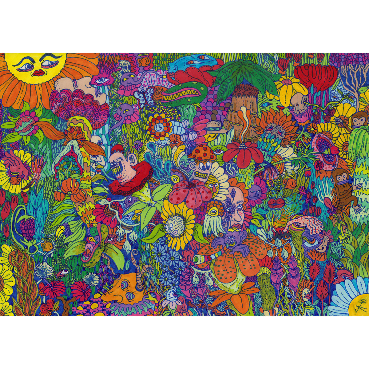 Image of Limited Edition "Garden of Eden" high quality A3 art print