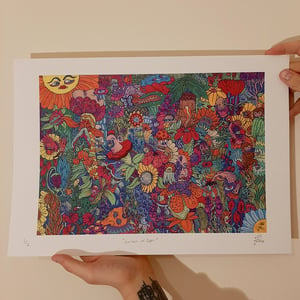 Image of Limited Edition "Garden of Eden" high quality A3 art print