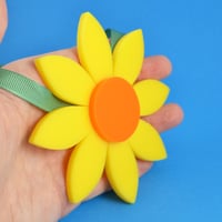 Image 2 of Yellow Daisy Necklaces and Brooch