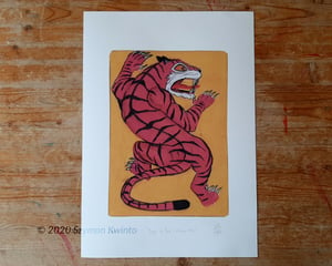 Image of "Tiger in Pink: Volume One" Limited Edition A3 print