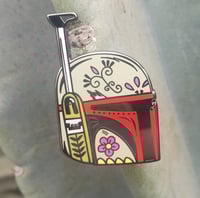 Boba Calavera Enamel Pin