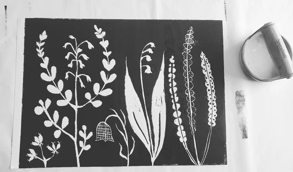 Image of Botanic Lino print 