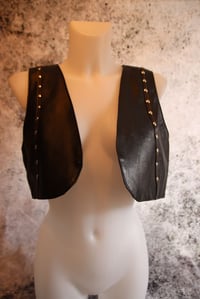 Image 5 of  AC/DC Leather bolero jacket