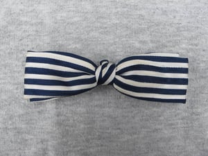 Image of Blue clip-on bow tie