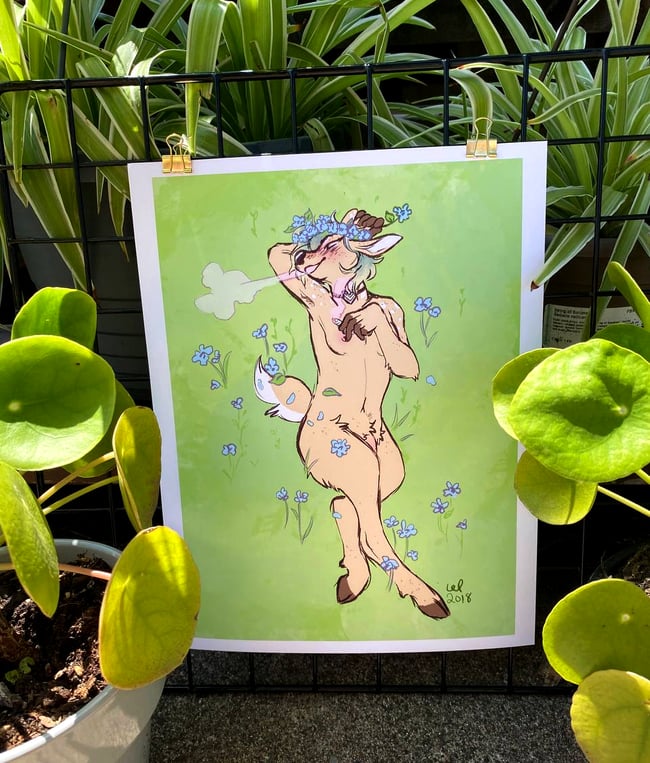 Flower Babe Print