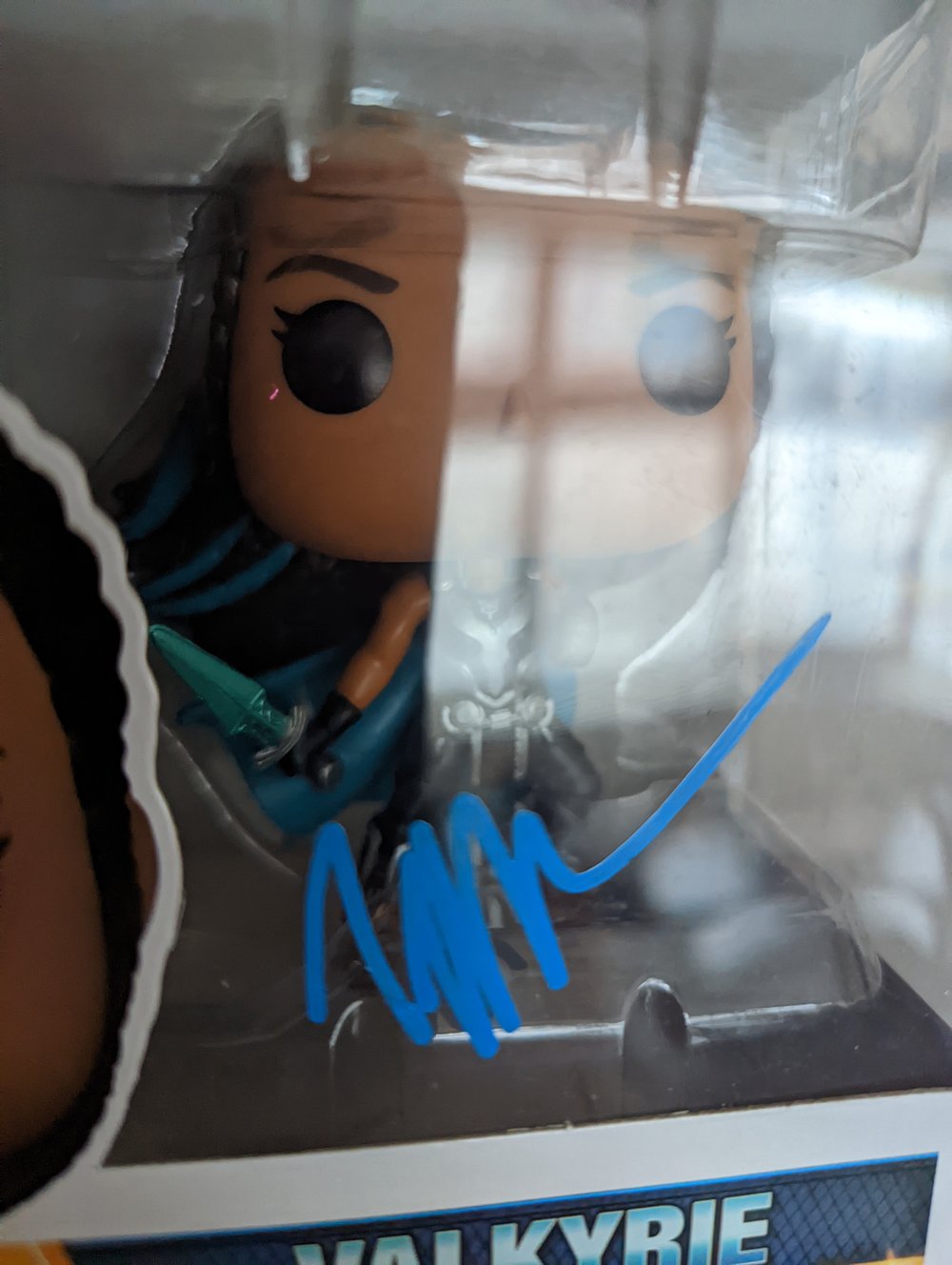 Tessa Thompson Valkyrie Thor signed Funko Pop