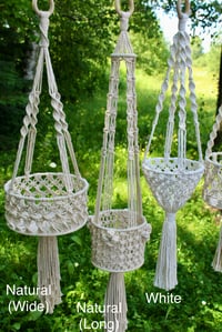 Image 2 of Basket-Style Plant Hanger (Long)