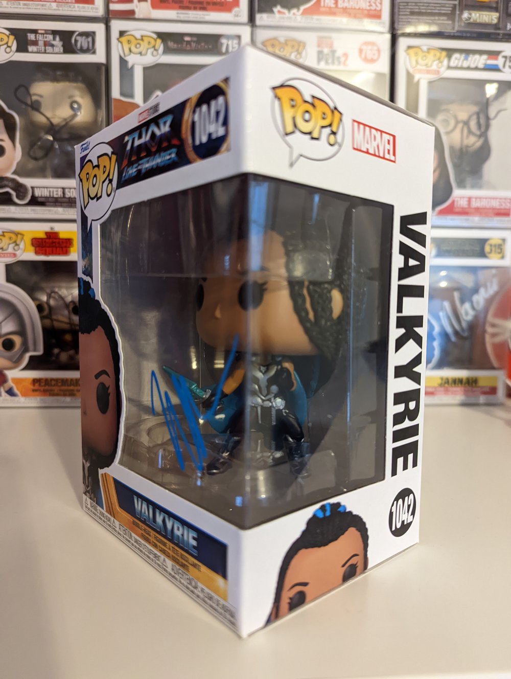 Tessa Thompson Signed Thor Love and Thunder Pop