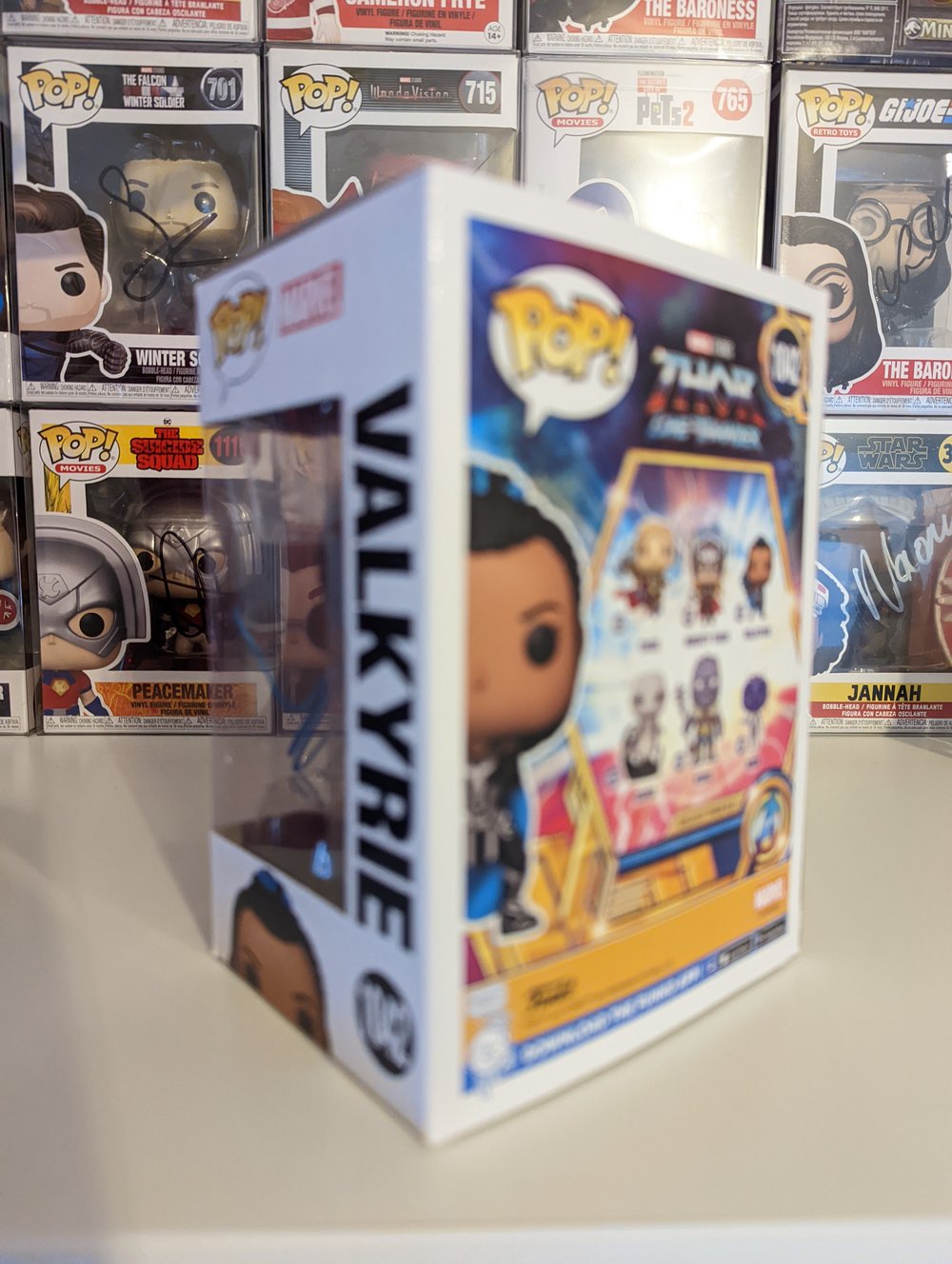 Tessa Thompson Signed Thor Love and Thunder Pop