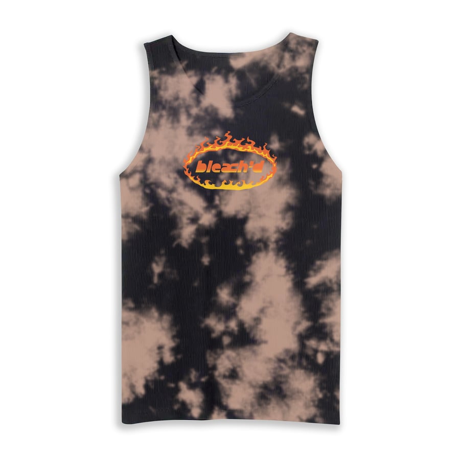 Image of Fye Tank - black/classic bleach