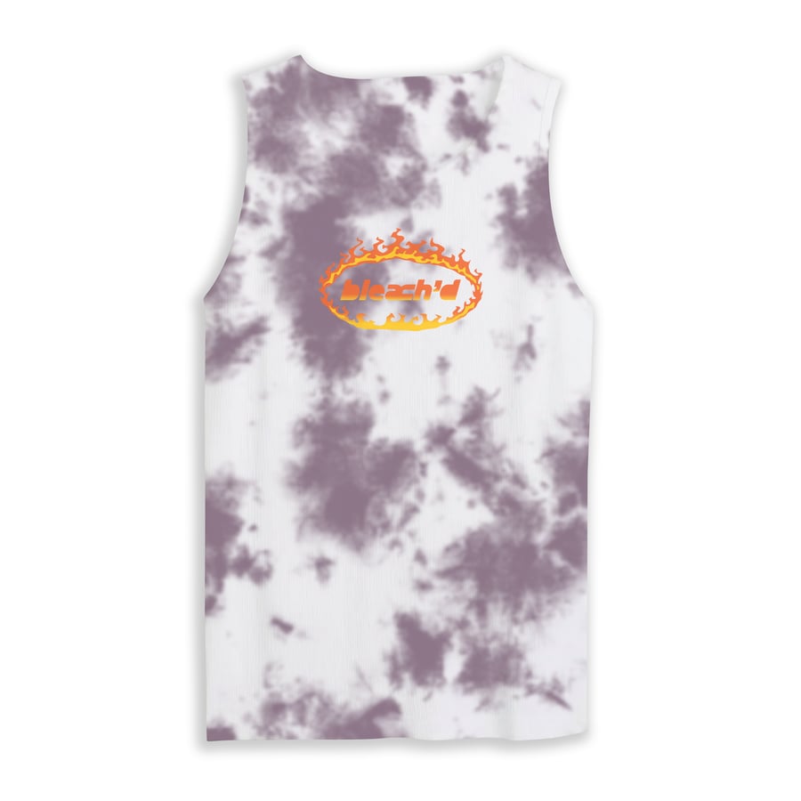 Image of Fye Tank - white/faded brown