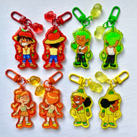 Image 2 of [OP] FRUIT PIRATES KEYCHAINS