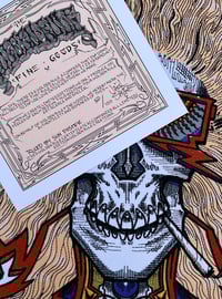Image 4 of Ruled By Sun Embroidered Poster