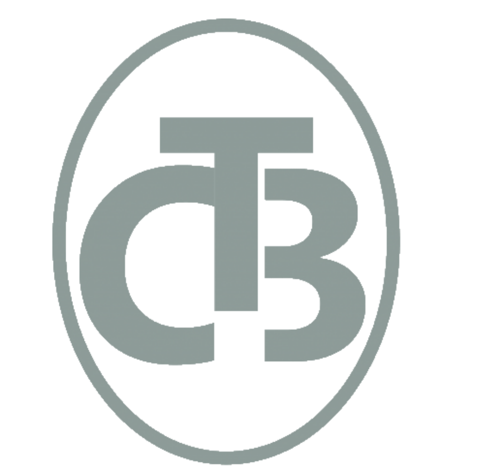 Image of TCB RECORDS Logo Die cut stickers 3" x 3"