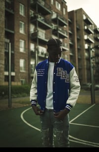 Image 3 of NAVY VARSITY JACKET