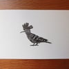 Little Hoopoe (wood engraving)