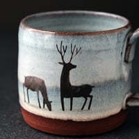 Image 2 of MADE TO ORDER Grazing Deer Mug