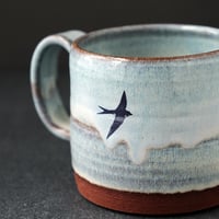 Image 3 of Blue Swallows Mug