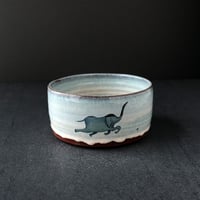 Image 2 of MADE TO ORDER Circus Elephant Cereal Bowl (Blue)