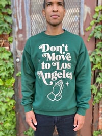 Image 1 of Don’t Move To LA - Peach On Green