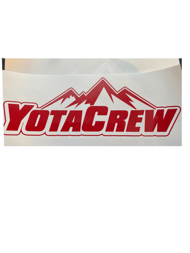 Yota Crew Vinyl Decals